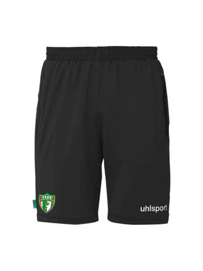 Short de sortie adulte noir Uhlsport Essential Tech