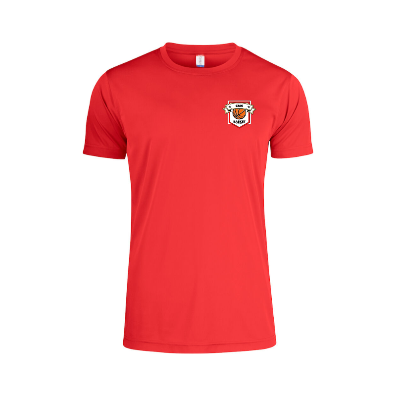 T-Shirt homme rouge Clique Basic