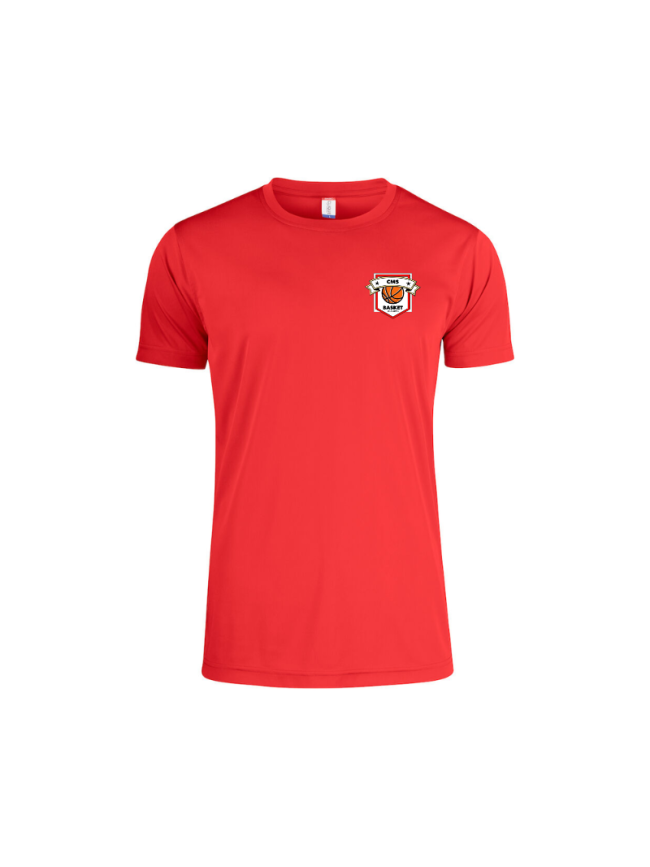 T-Shirt homme rouge Clique Basic