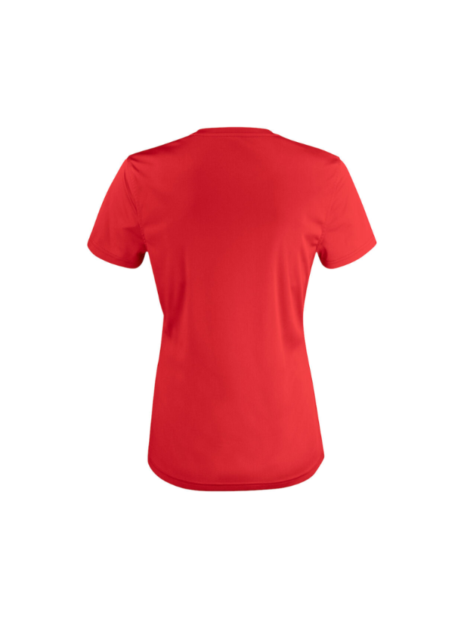 T-shirt femme rouge Clique Basic pas cher