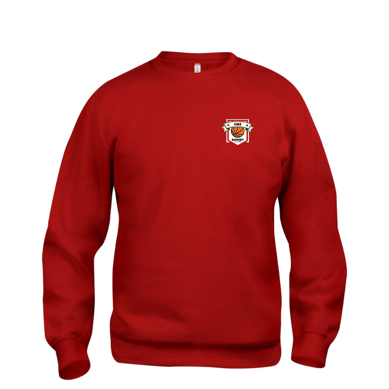 Sweat enfant rouge Clique Basic