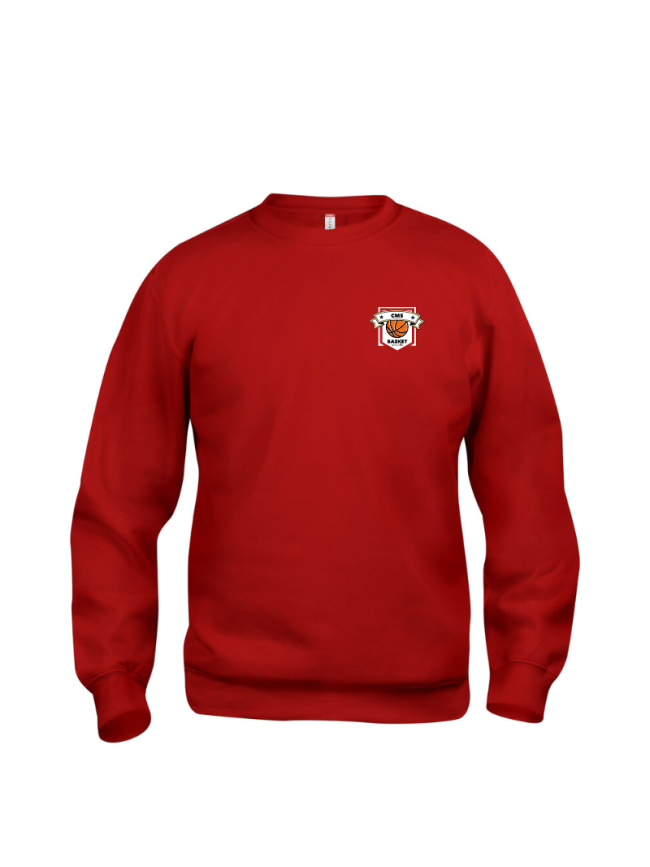 Sweat enfant rouge Clique Basic