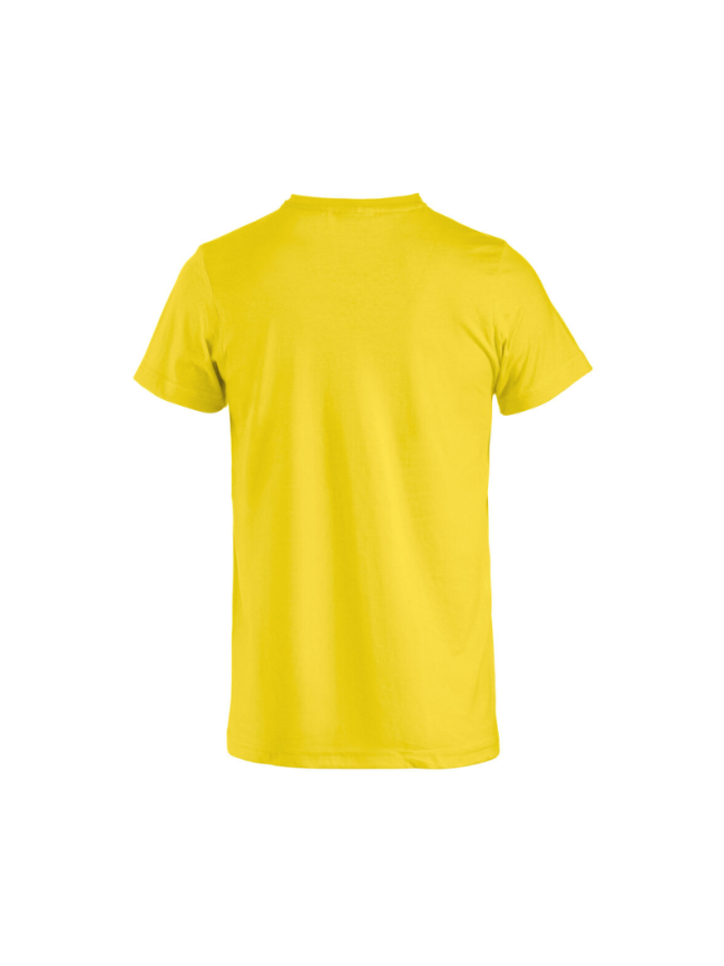 T-shirt supporter adulte jaune Clique Basic