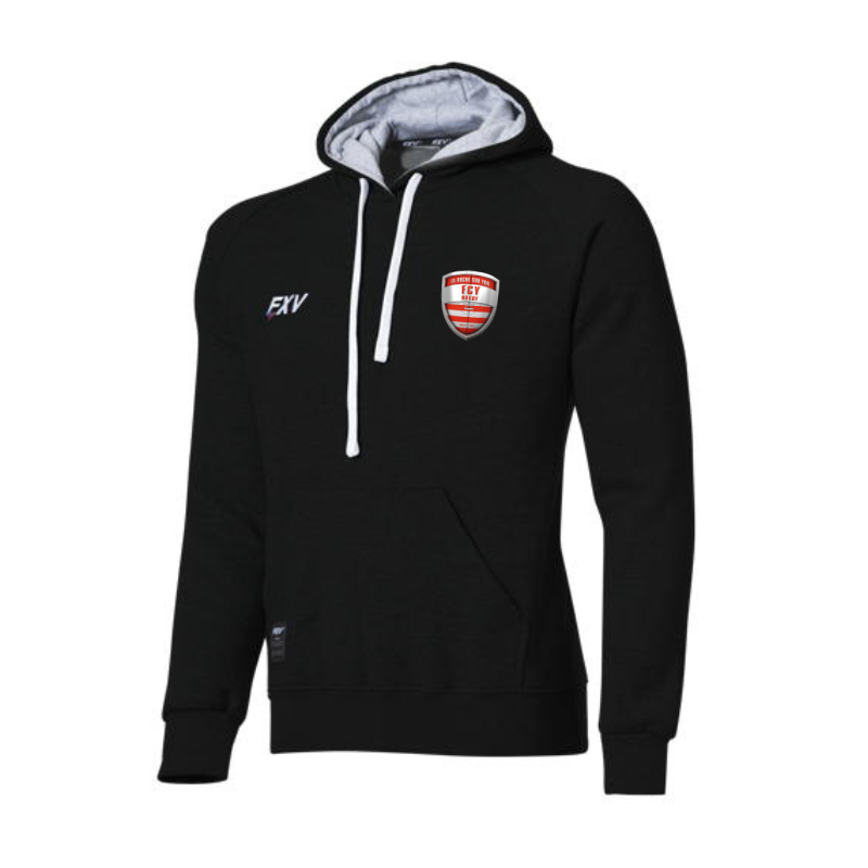 Sweat capuche adulte noir Force XV Force