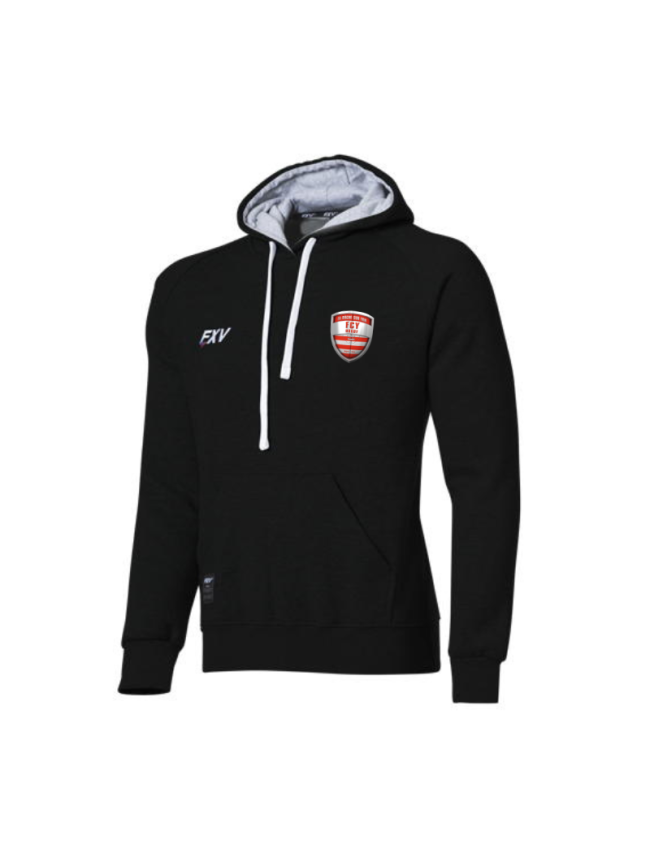 Sweat capuche adulte noir Force XV Force