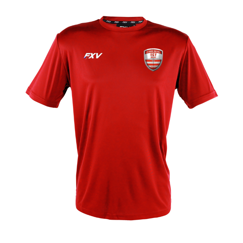 T-Shirt enfant rouge Force XV Mêlée