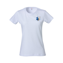 T-Shirt femme blanc Clique Basic-T