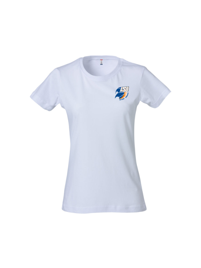 T-Shirt femme blanc Clique Basic-T