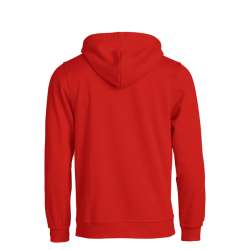 Sweat capuche adulte rouge Clique