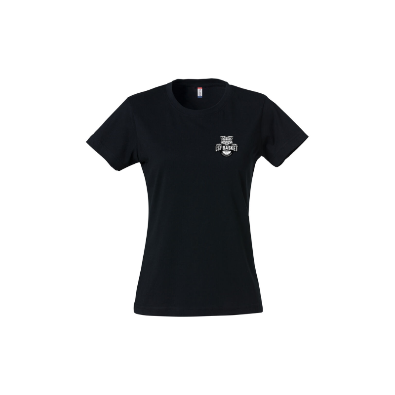 T-Shirt femme noir Clique Basic