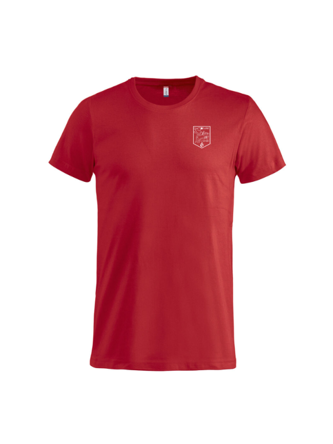 T-Shirt adulte rouge Clique Basic