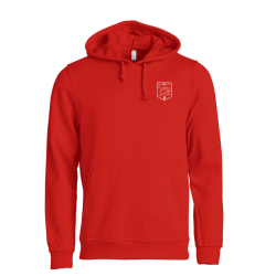 Sweat capuche adulte rouge Clique