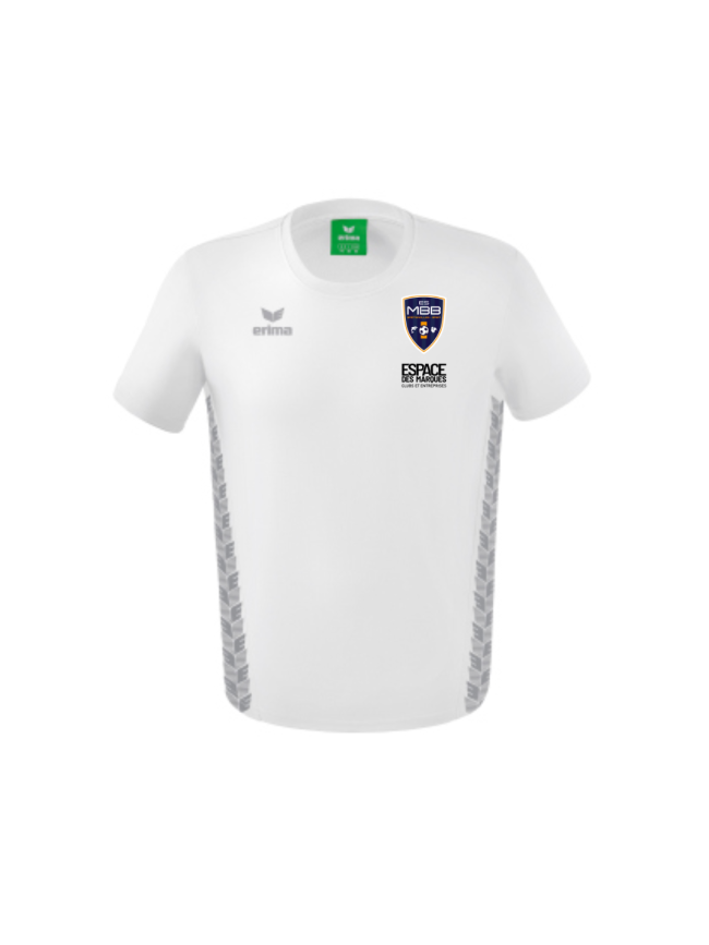 T-Shirt adulte blanc Erima Essential Team