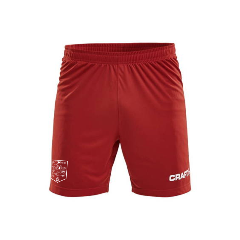 short homme rouge Craft Squad