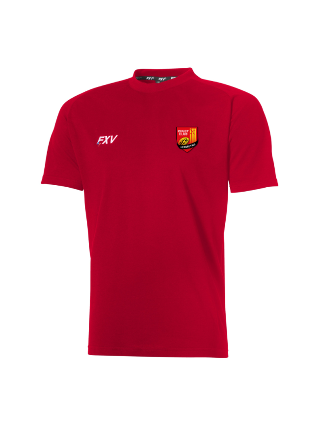 T-Shirt adulte rouge FXV Force