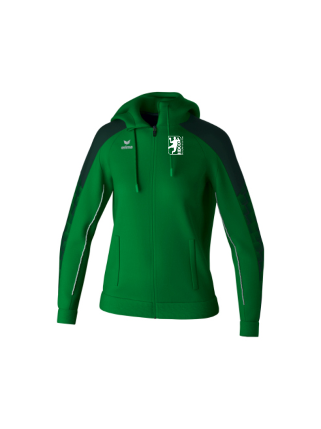 Veste capuche femme vert Erima Evo Star