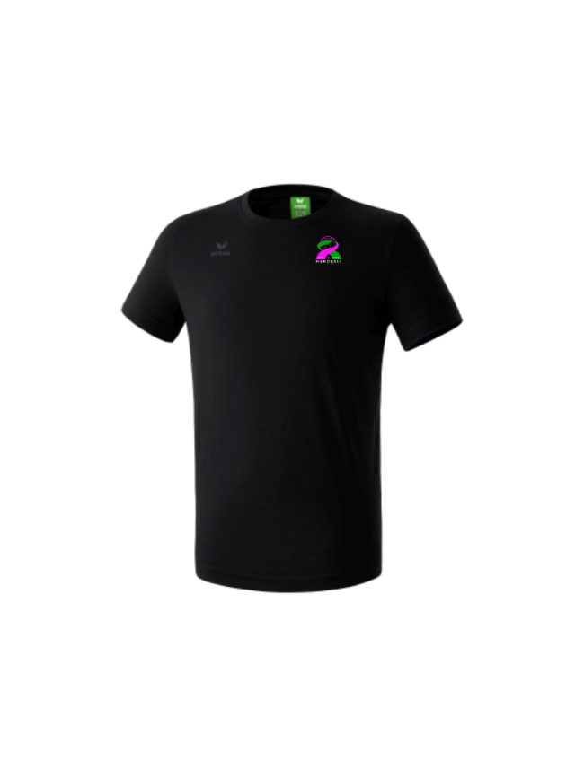 T-Shirt adulte noir Erima Teamsport