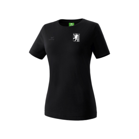 T-Shirt adulte noir Erima Teamsport