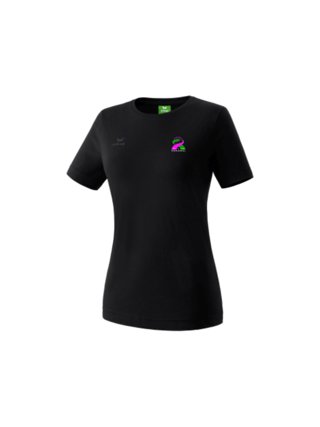 T-Shirt femme noir Erima Teamsport