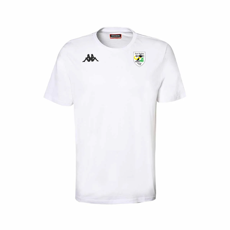 T-shirt blanc adulte Kappa Brizzo