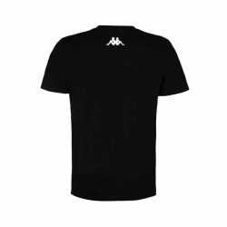 T-shirt adulte noir Kappa Brizzo