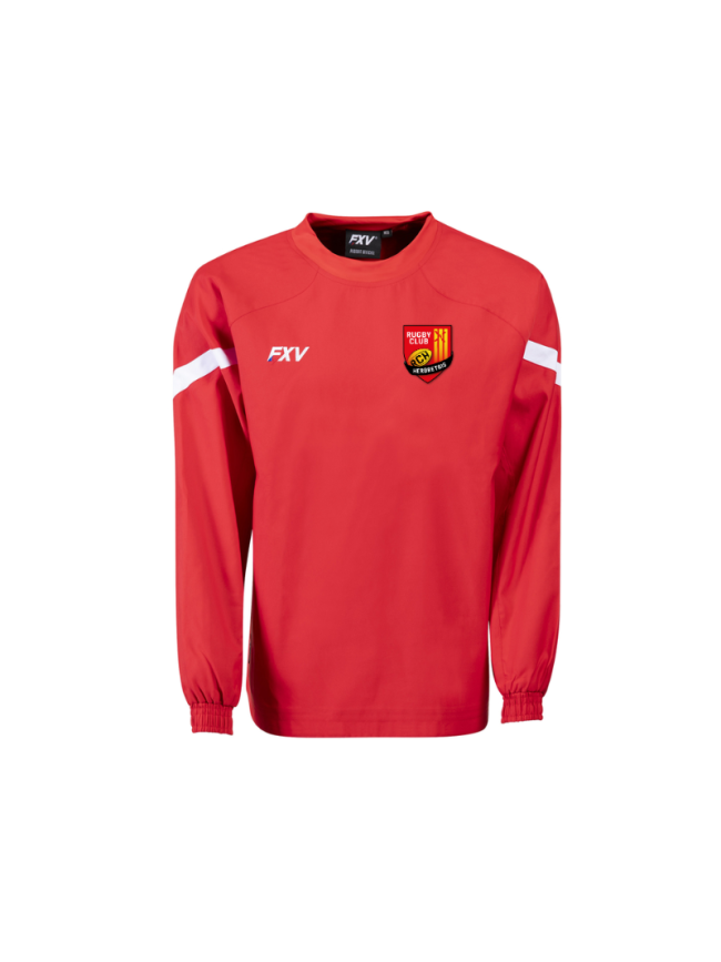 Sweat training adulte rouge FXV Victoire