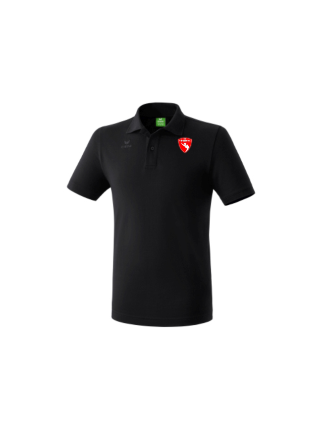 Polo adulte noir Erima Teamsport