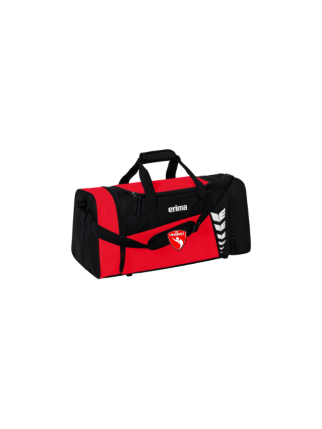 Sac de sport rouge/noir Erima Six Wings