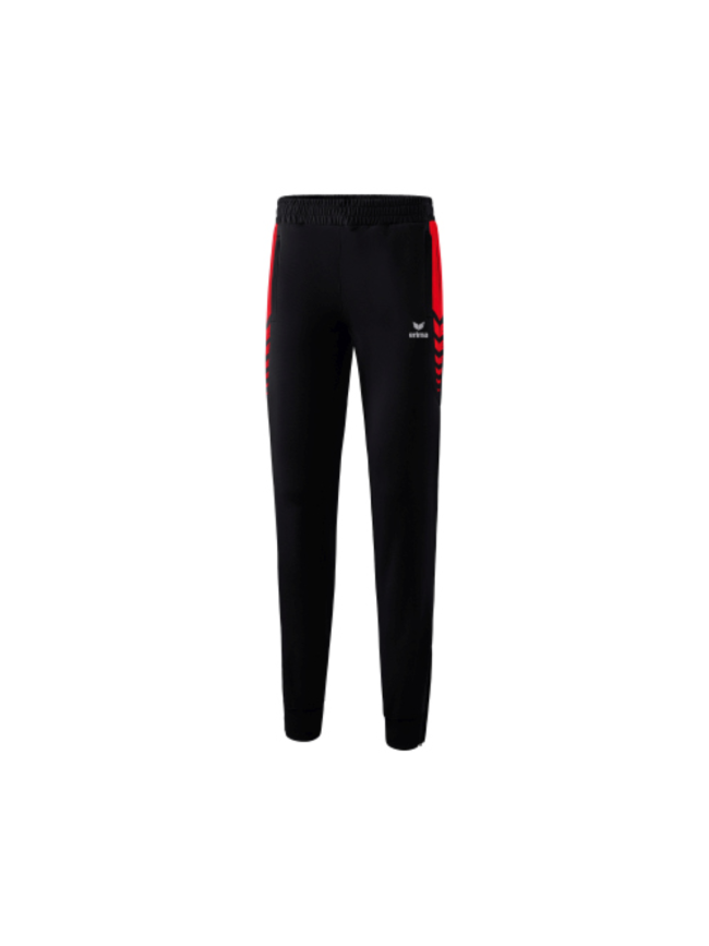 Pantalon femme noir/rouge Erima Six Wings