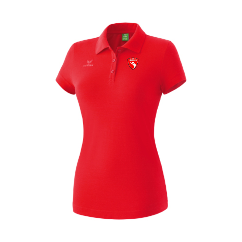 Polo femme rouge Erima Teamsport