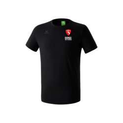 T-Shirt enfant noir Erima Teamsport