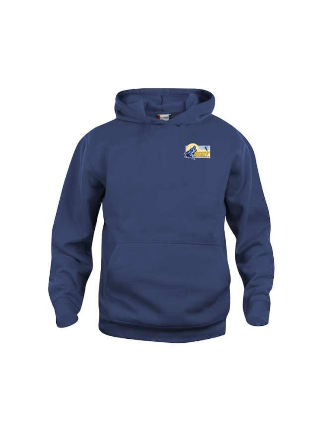 Sweat capuche enfant marine Clique Basic