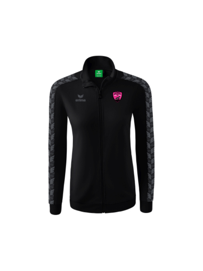 Veste femme noir Erima Essential Team