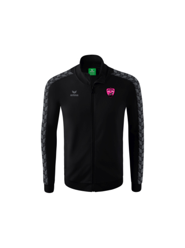 Veste adulte noir Erima Essential Team