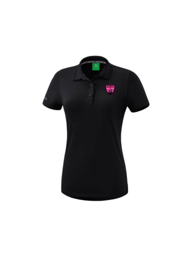 Polo femme noir Erima Fonctionnel