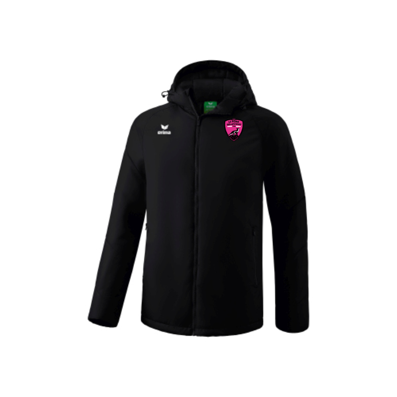 Veste d'hiver enfant noir Erima Team