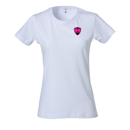 T-Shirt femme blanc Clique Basic-T