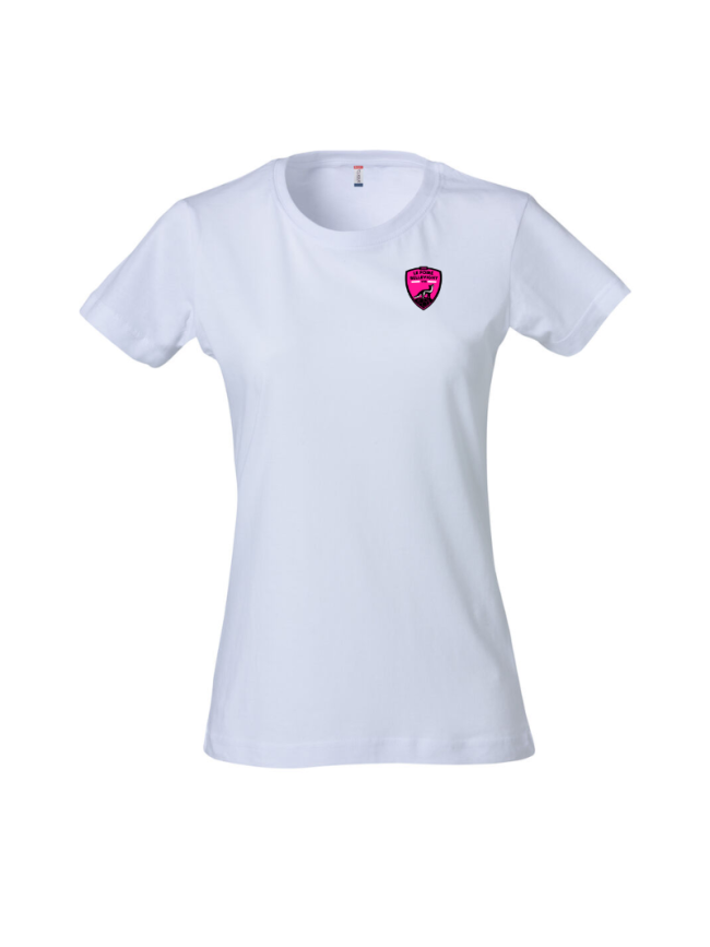 T-Shirt femme blanc Clique Basic-T