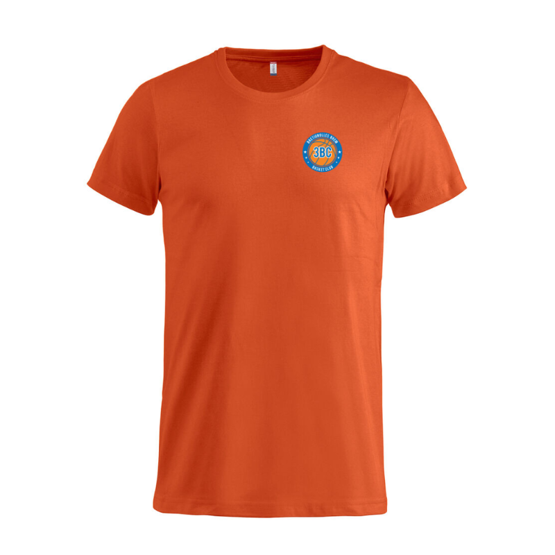 T-Shirt adulte orange Clique Basic