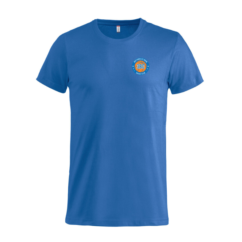 T-Shirt adulte bleu Clique Basic