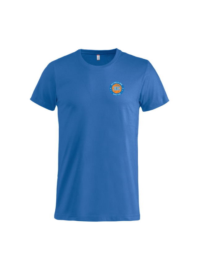 T-Shirt adulte bleu Clique Basic