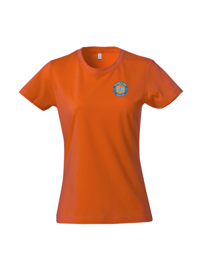 T-Shirt femme orange Clique Basic