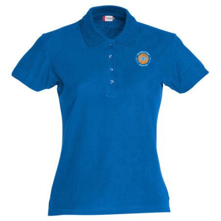 Polo femme bleu Clique Basic