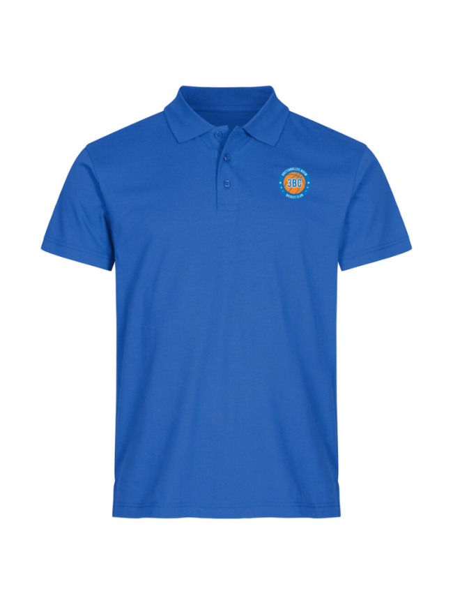 Polo enfant bleu Clique Basic