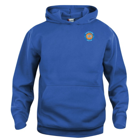 Sweat capuche enfant bleu Clique Basic