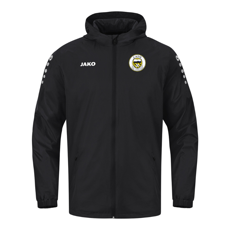 Veste de pluie adulte noir Jako Team 2.0