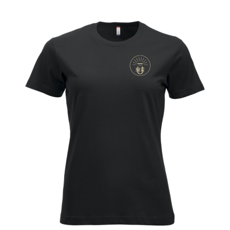 T-Shirt femme noir Clique New Classic-T