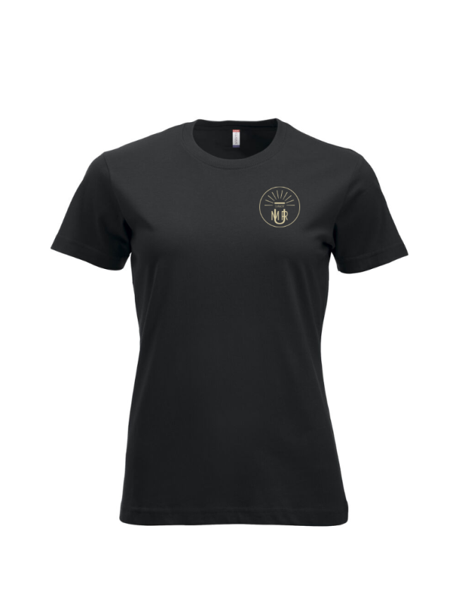 T-Shirt femme noir Clique New Classic-T