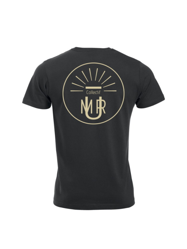 T-Shirt homme noir Clique New Classic-T