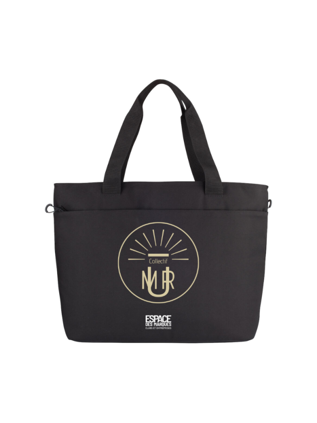 Tote bag noir Clique